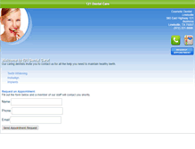 Tablet Screenshot of 121dentalcare.com